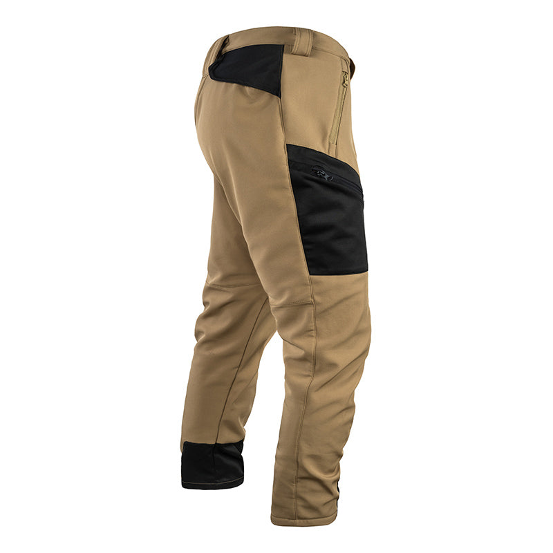 Grampus Men's Softshell Waterproof Outdoor Cargo Trousers for Winter