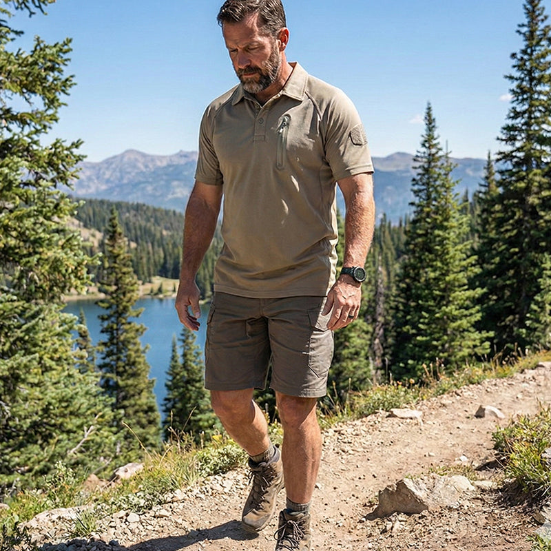 Men's Short Sleeve Quick Dry Battle Top