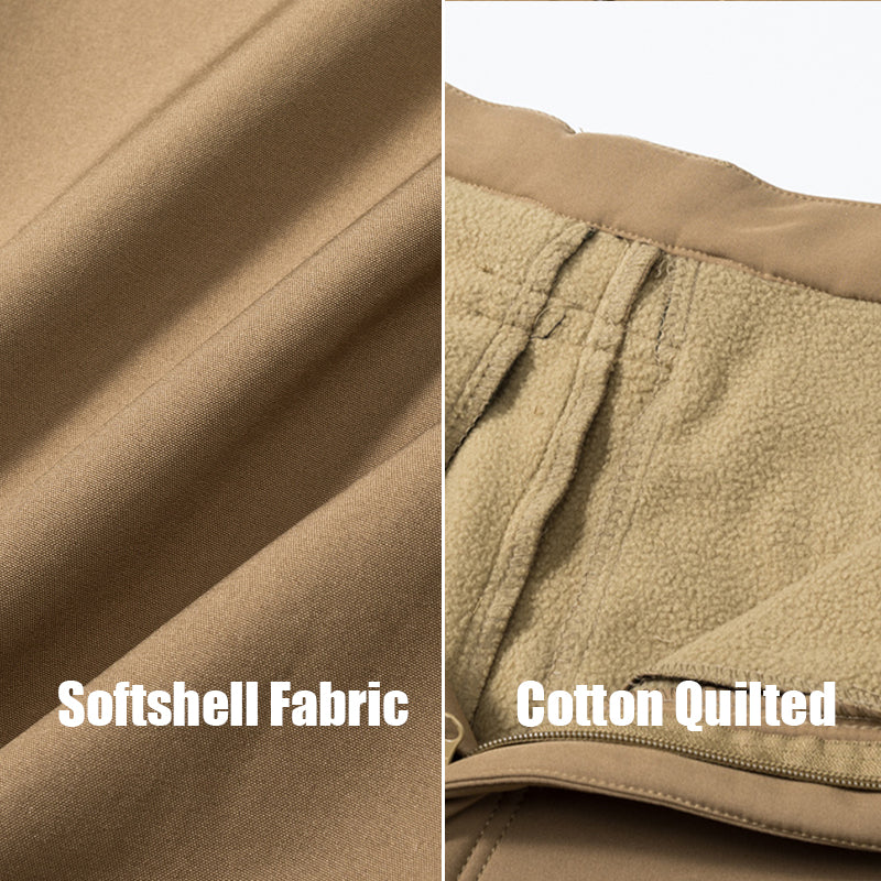 Grampus Men's Softshell Waterproof Outdoor Cargo Trousers for Winter
