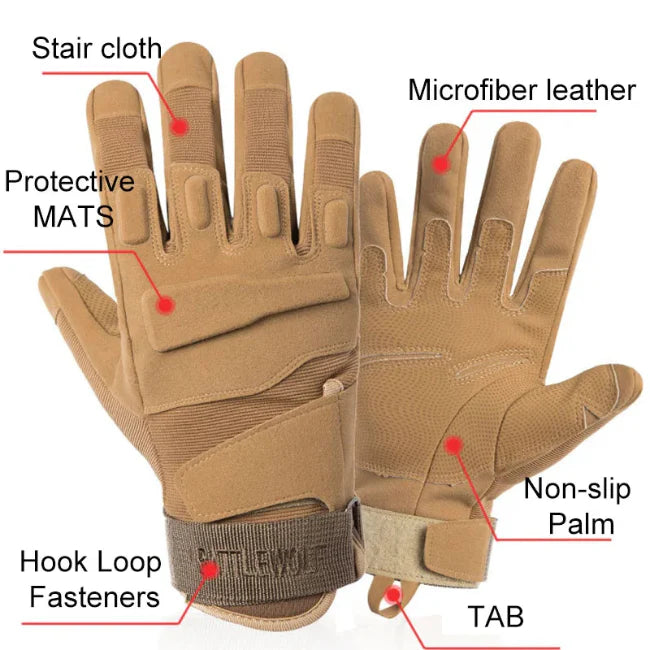Tactical Gloves – Anti-Skid Grip