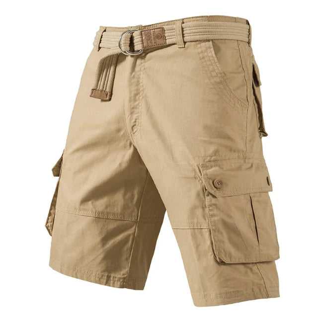 Sooliv Men's Cargo Knee Shorts – Cotton Fit