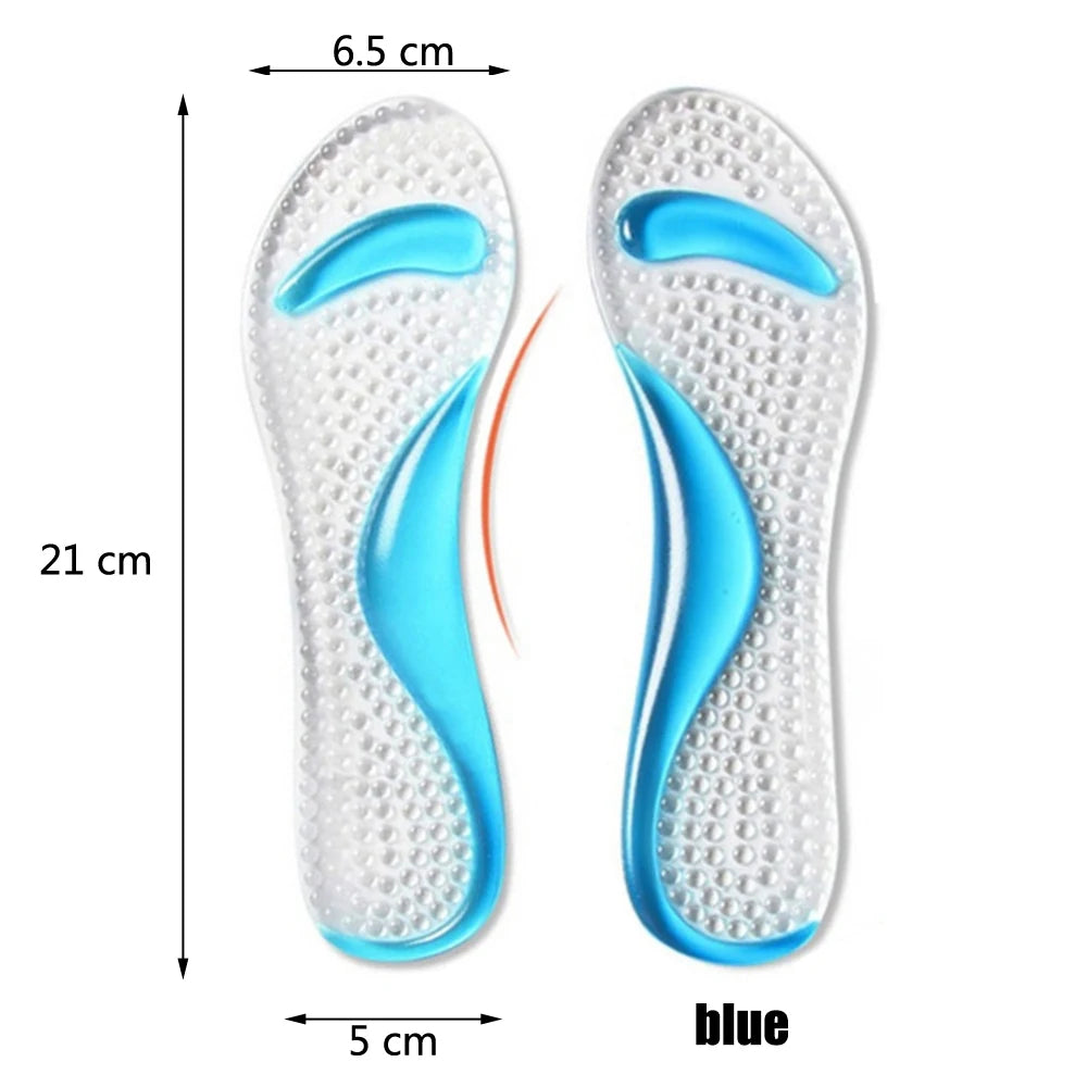 Silicone Arch Support Insoles for Women Shoes