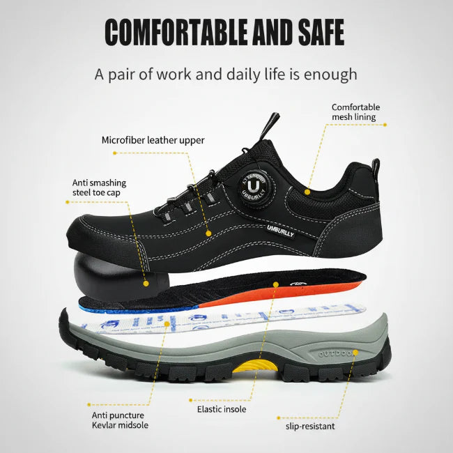Steel Toe Safety Shoes – Lightweight