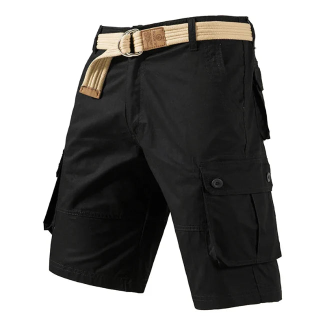 Sooliv Men's Cargo Knee Shorts – Cotton Fit