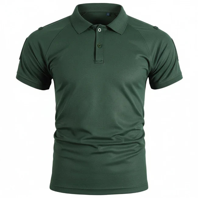 Men’s Lapel T-Shirt – Breathable Outdoor Top
