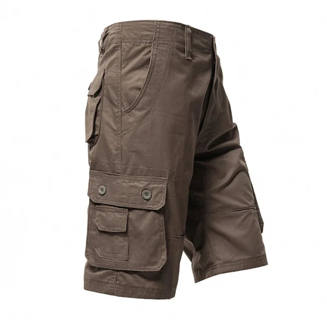 Sooliv Men's Cargo Knee Shorts – Cotton Fit