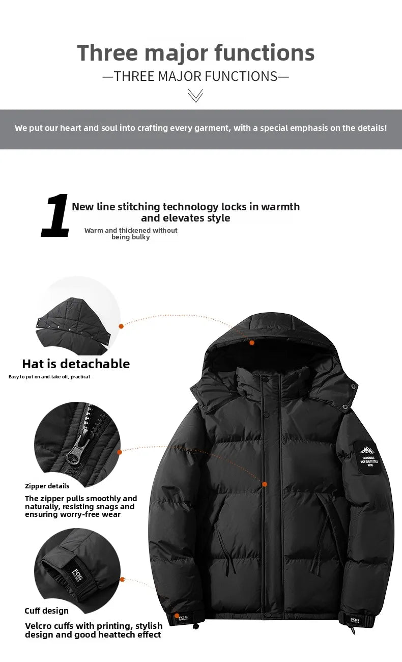 Hooded Winter Down Jacket