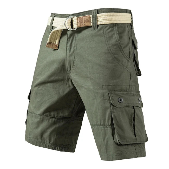 Sooliv Men's Cargo Knee Shorts – Cotton Fit