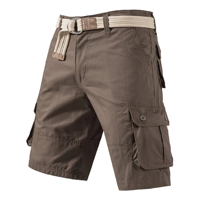 Sooliv Men's Cargo Knee Shorts – Cotton Fit