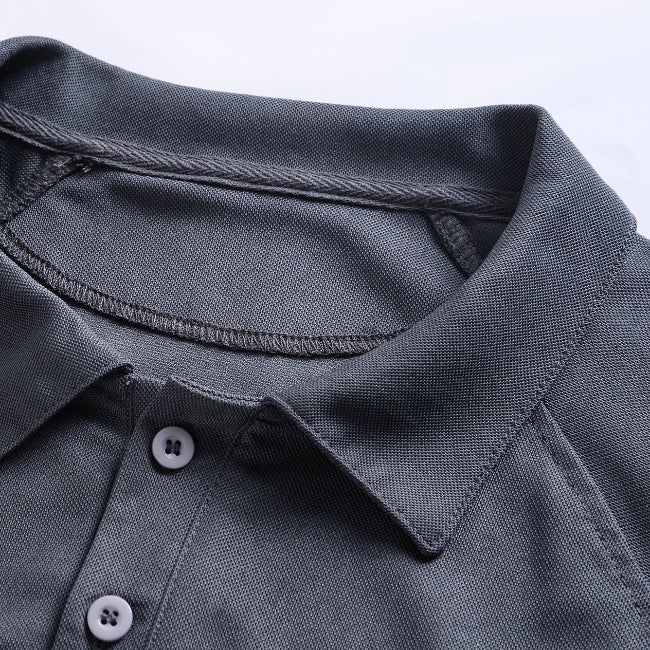 Men’s Lapel T-Shirt – Breathable Outdoor Top