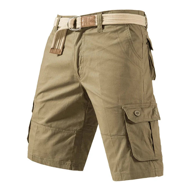 Sooliv Men's Cargo Knee Shorts – Cotton Fit