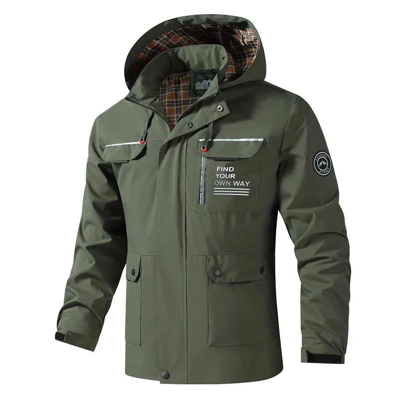 Hooded Waterproof Windbreaker