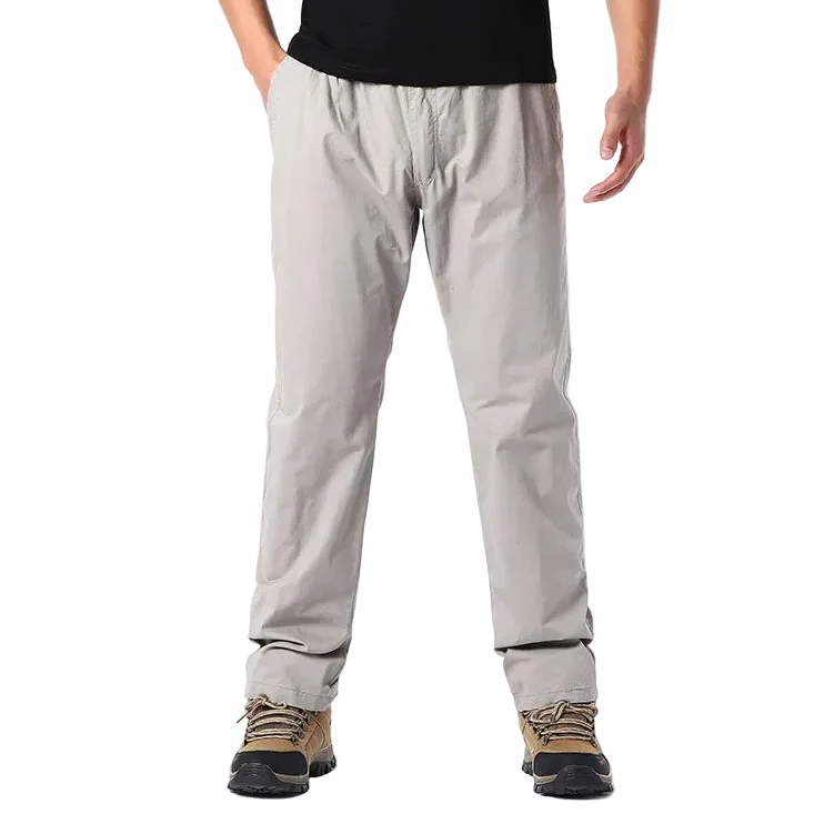 Cotton Cargo Trousers Elastic