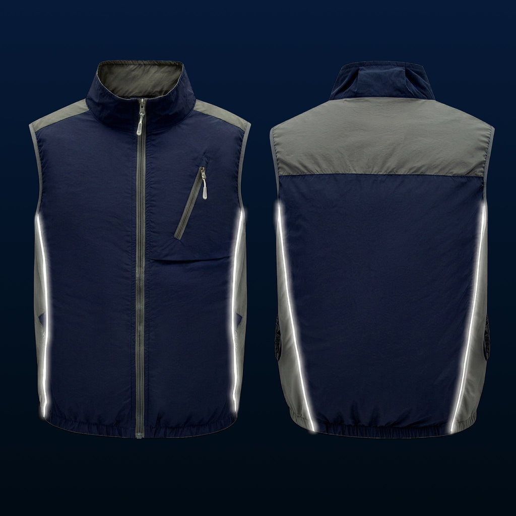 Retro Air Cooling Vest with 2 Fans – Electric Cooling Vest for Outdoor Activities