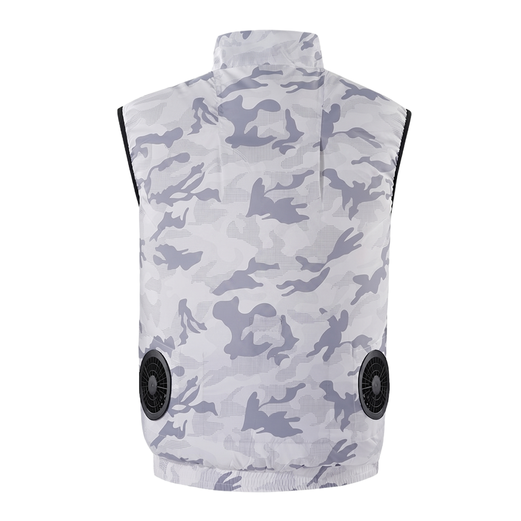 Tactical 2-Fan Electric Air Cooling Vest – Outdoor Leisure & Fishing Gear, Heatstroke Prevention