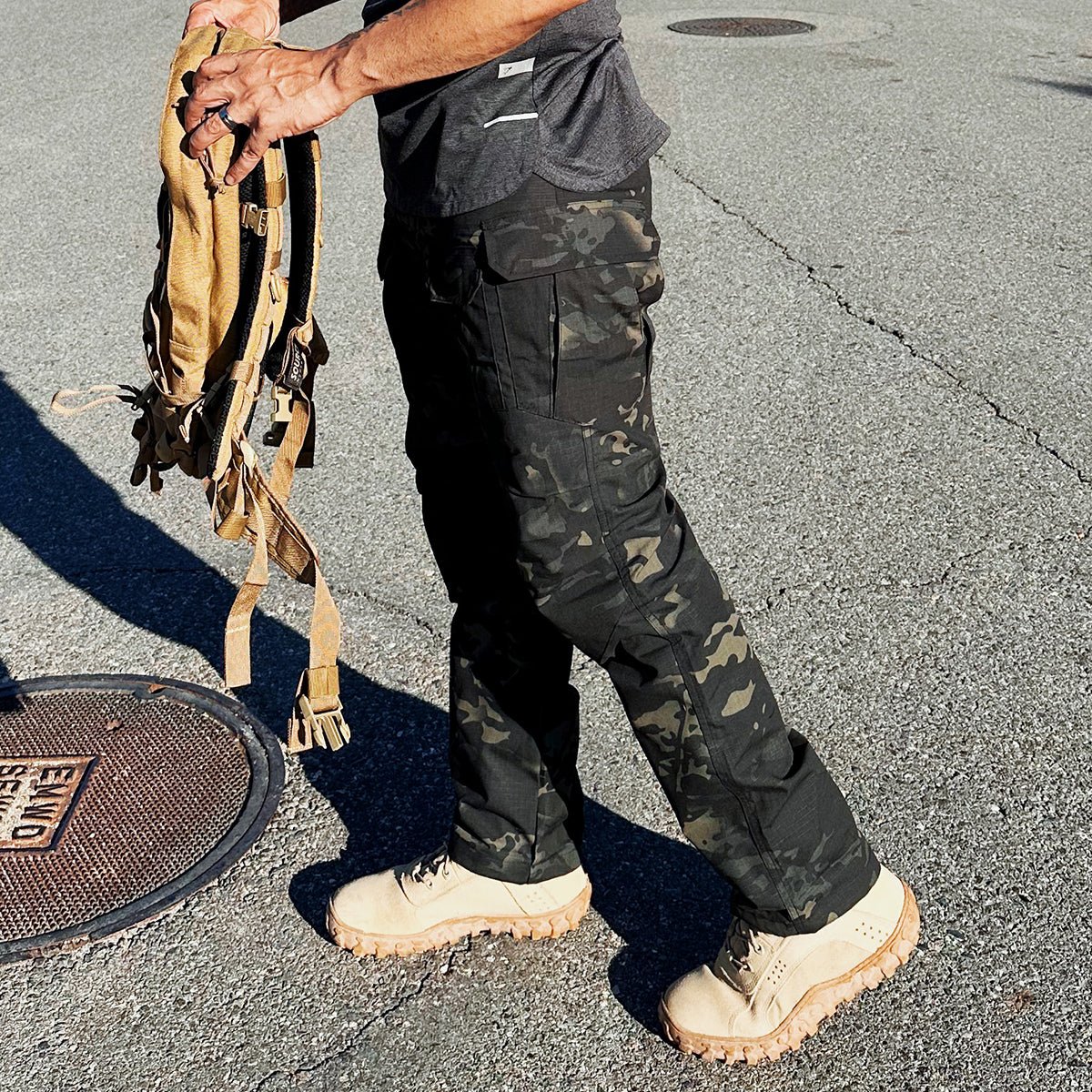 Archon IX8 Outdoor Waterproof Tactical Trousers Dark Camo